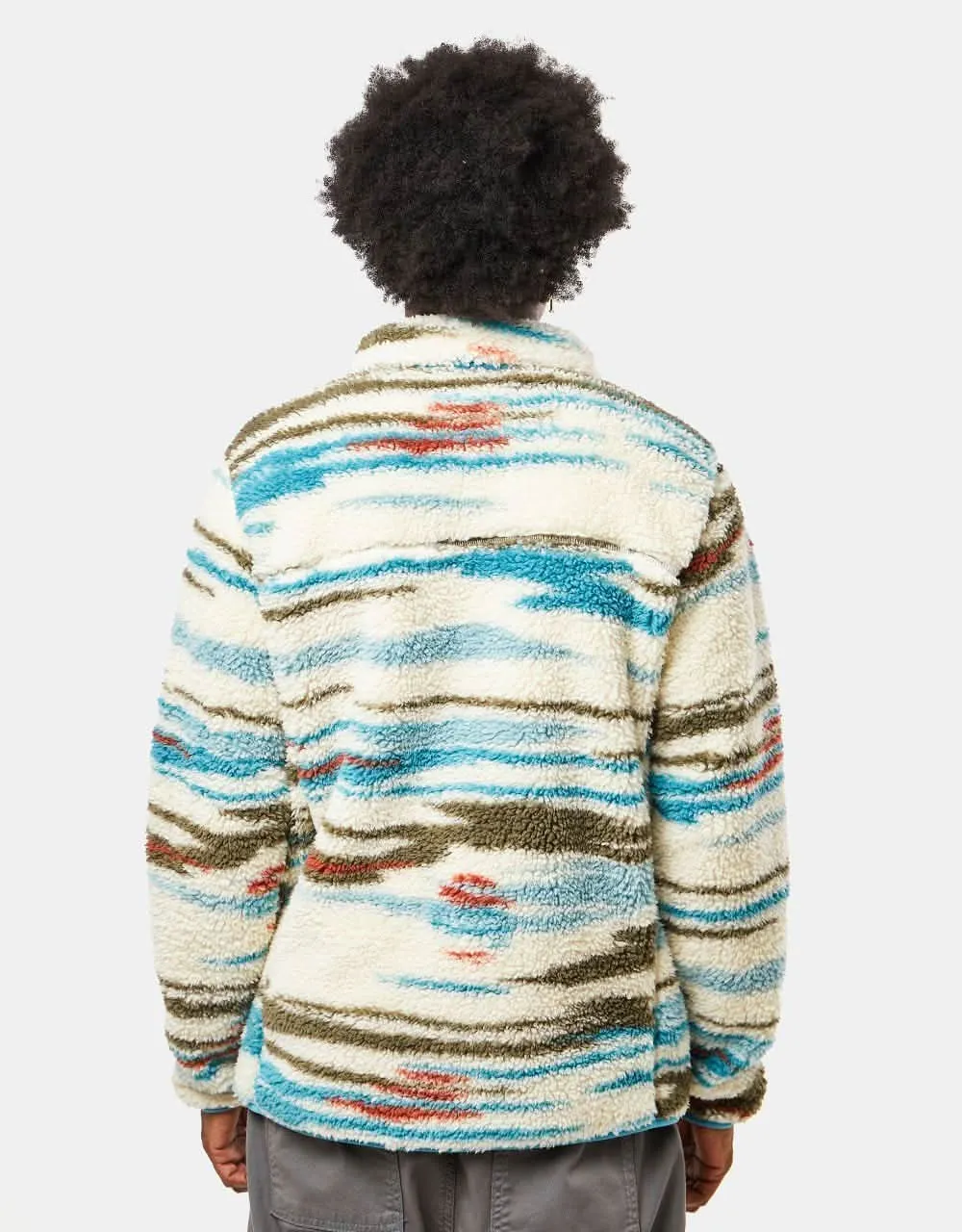 Columbia Winter Pass Print Full Zip Fleece - Chalk Skyscape Print