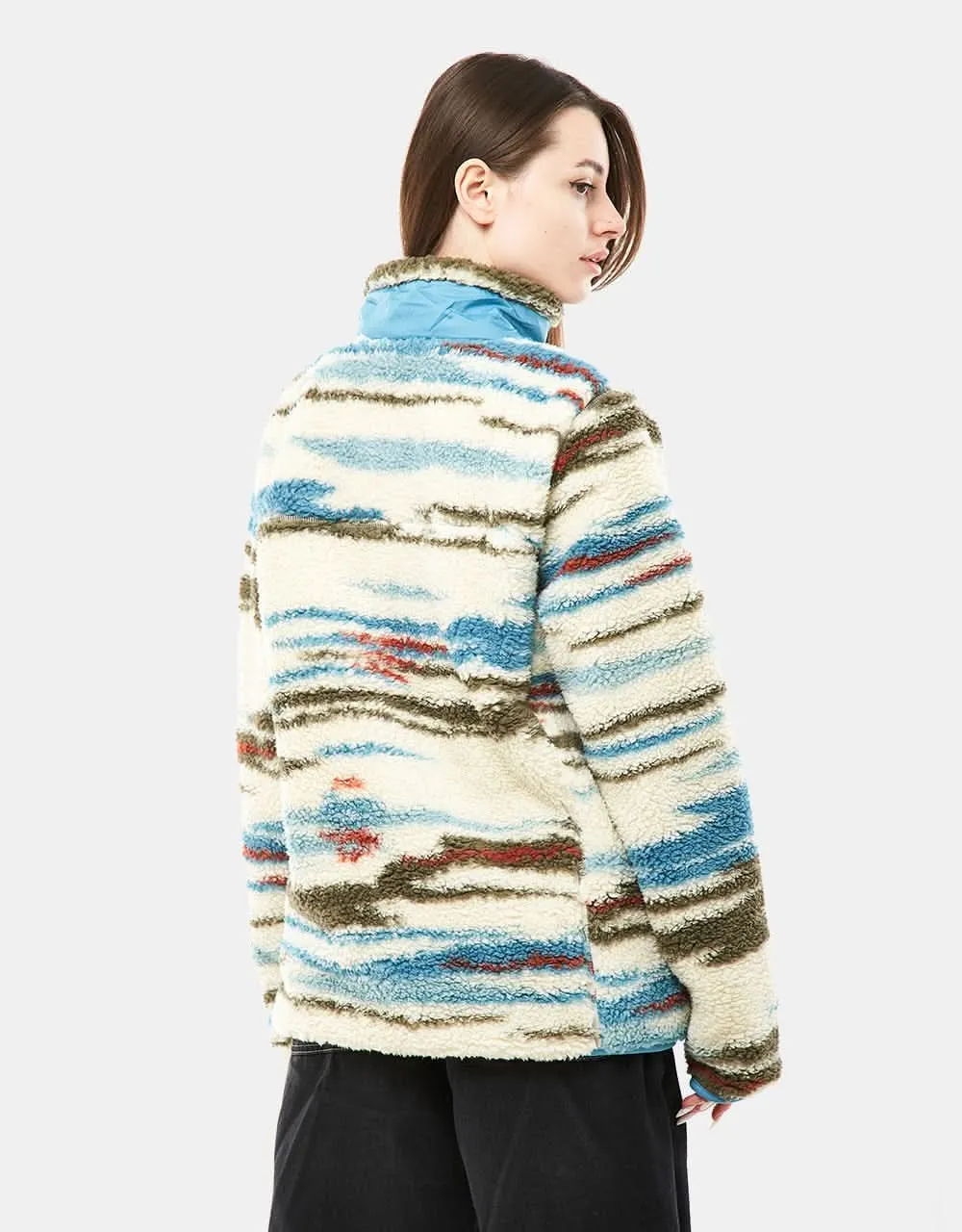 Columbia Winter Pass Print Full Zip Fleece - Chalk Skyscape Print